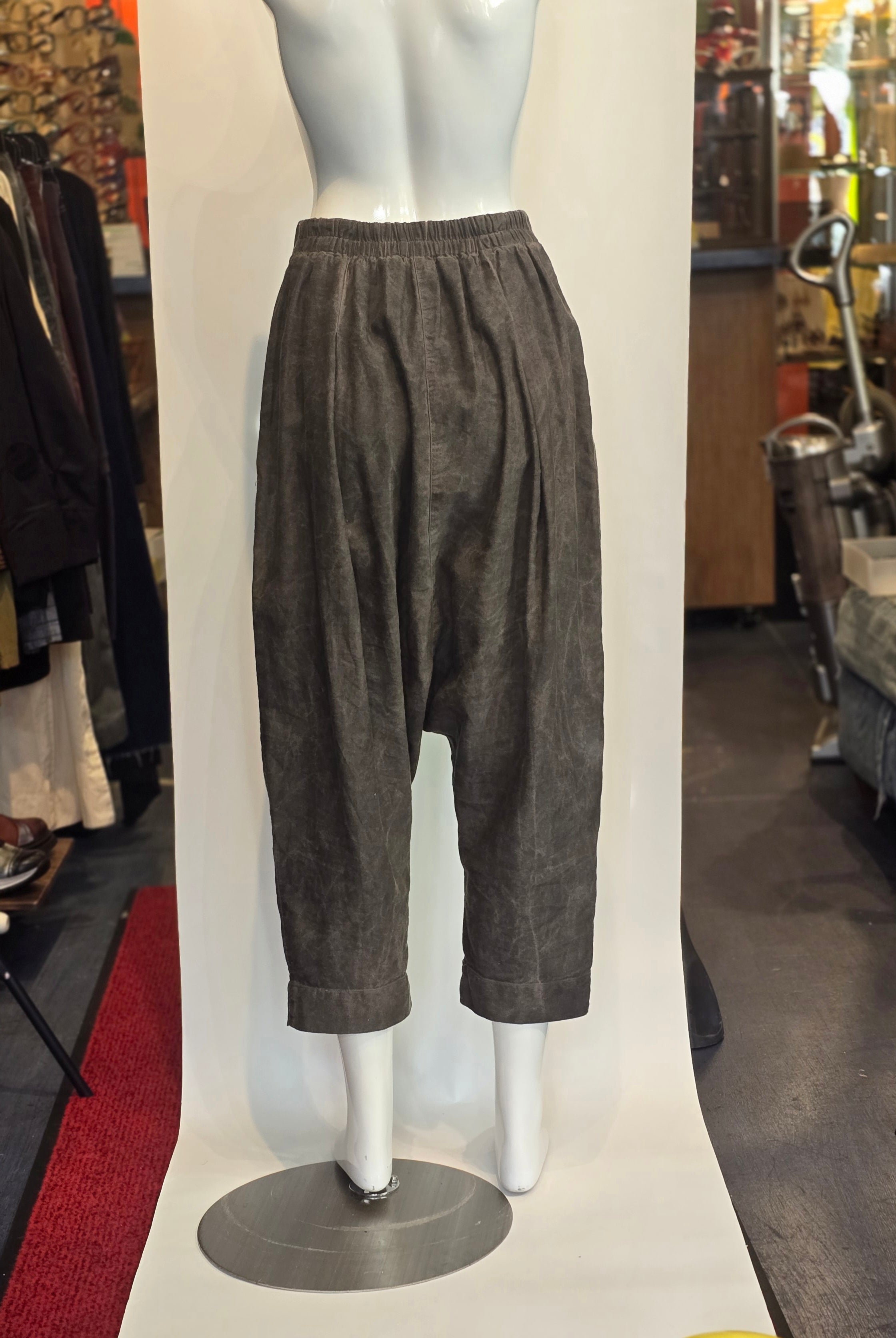 Just a casual drop crotch pant