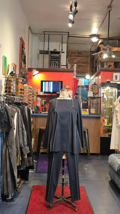 Pull-On Pants / legging with pipping