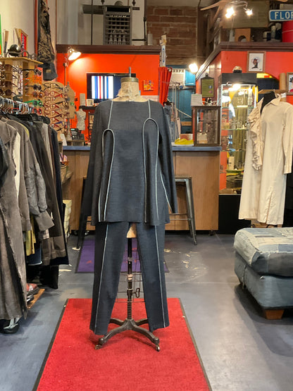 Pull-On Pants / legging with pipping